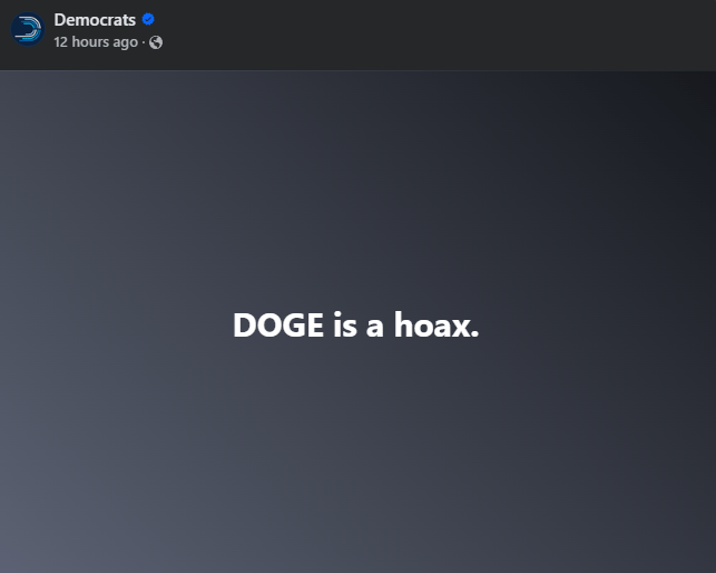DOGE is a hoax.
