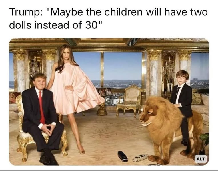 Let them eat cake or whatever.