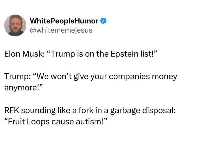 Let’s not bring Fruit Loops into this…