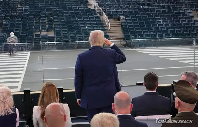 Salute your superiors, Donnie.
